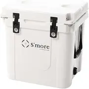 [S'more] Becool Cooler Box 33, Large, 9.8 gal (31 L) / 33 QT, 10.6 gal (31 L), Hard Cooler Box, Camping, Fishing, Outdoors, Sports, Stylish, Cold Retention, Portable, Bottle Opener Included