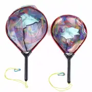 Fishing Bait Fishing landing net Rubber Fly Fishing Landing NET Aluminum alloy