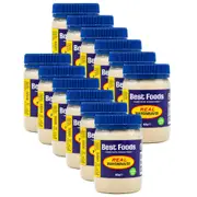 12PK Best Foods 405g Real Mayonnaise Original Creamy Mayo Jar Condiment Sauce