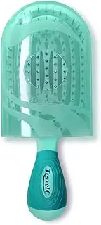 NuWay® U.S. Patented Vented TravelC® for All Hair Types is Hair Dryer Safe (Teal)