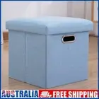 # Folding Storage Ottoman Square Footstool with Sponge Lid 11.81x11.81x11.81inch