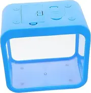 Milisten Mini Betta Fish Tank with Light Portable Desktop Aquarium for Small Fish Jellyfish Goldfish Easy to Clean Compact Home Decor Sturdy Stylish Design
