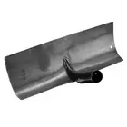 Farm Scraper Rake Head, Galvanized Manganese Steel without Handle, Black