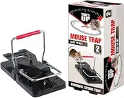 Times Up Vertical Spring Mouse Trap (Pack of 2)