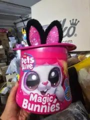 Pets Alive Magic Bunnies (Sootie) Plush Bunny Surprise Black Interactive Toy