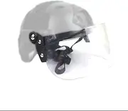 DETECH Tactical Helmet Goggles Clear Riot Visor Face Shield Sliding Goggles Airsoft Paintball Accessories