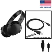 Skullcandy Riff Wireless On-Ear Headphones USB Cable Transfer Cord Replacement