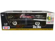 1957 Chevrolet Bel Air Convertible Black 1/18 Diecast Model Car by Motormax