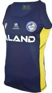 Parramatta Eels 2023 NRL Mens Navy Training Singlet Sizes S-7XL BNWT