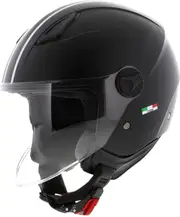 Vito Moda Bambino, open face helmet kids , color: Matt Black/White , size: 4XS