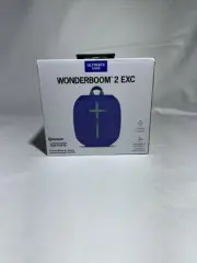 ULTIMATE EARS WONDERBOOM 2 EXC Portable Wireless Bluetooth Speaker -Blue