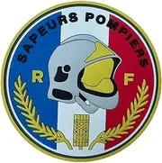 TS Tactical Store Sapeurs Fire France Patch 3D PVC Scratch Hook Loop 80 mm | 3D Military Patch Pin for Military Backpacks | Ideal for Outdoors, Hiking, Airsoft, Airsoft | TS-PTCH-EN_Sapp