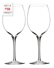 Waterford Set of 2 Elegance Pinot Grigio Wine Glasses with $10 Credit
