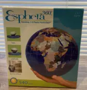 Esphera 360 9" 540 Pieces World Globe 3D Plastic Spherical Puzzle NOS SEALED