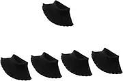[ESOMAVRIX] 5pcs High Collar Warm False Collar Turtleneck Collars Sleeve Winter Dickey Collar Ladies Collar Neck Riding Accessory Convenient Reusable Black Spandex/847