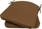 Folpus Bench Chair Cushion Garden Seat Mat with Ties Non Slip Floor Pouf Mat Soft Floor Pillow Tatami Cushion for Sofa Tea Ceremony, Coffee