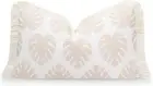 Hofdeco Premium 12”x20”, Neutral Tan Monstera Palm Leaf 12"x20"