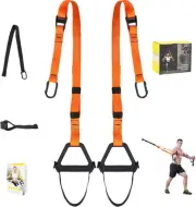 Bodyweight Resistance Training Straps,Suspension Training Straps Complete Home G