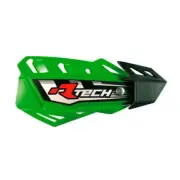 Racetech Handguards FLX With Mounting Kit (KX Green) Motocross MX Off-Road