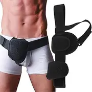 Abdominal Belt for Men,Truss Belt Waist Strap Guard Adjustable | Man Inguinal Groin Support Left/Right Side Inguinal Support Underwear Briefs for Pre or Post-Surgical Scrotal, Femoral