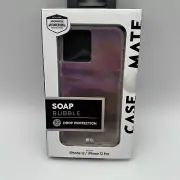 Case-Mate Soap Bubble Case for iPhone 12 / 12 Pro 10Ft Drop Protection