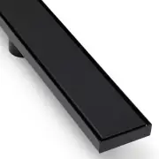 WaterMark Matt Black 900mm Floor Drain Tile Insert Shower Grate 50mm Outlet