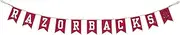 University of Arkansas Tailgate Banner by Hanna’s Handiworks – Lightweight Pre-Strung Fabric Decoration for Indoor or Outdoor – Represent your NCAA College & Show Team Spirit with Razorbacks Fan Décor