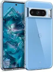Caseology by Spigen Capella Designed for Google Pixel 8 Pro Case (2023) PC TPU Clear Stand Cover - Clear