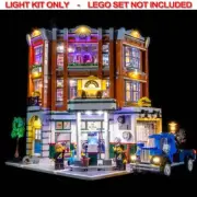 Light My Bricks - LIGHT KIT for LEGO Corner Garage 10264 from Tates Toyworld