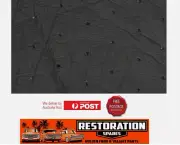 HOLDEN HK BROUGHAM SEDAN ROOF LINING BLACK perforated (8A)