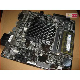 JULE 3C會社-技嘉 GA-J1900N-D2H 含CPU 整合型 Mini-ITX + DDR3 4G 記憶體