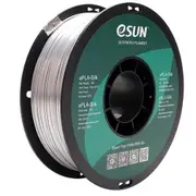 eSun ePLA-Silk Metal Filament Silver,1KG Roll, 1.75mm Compatible with Most of FDM 3D Printers, Such as Creality, Bambu Lab, AnkerMaker, Raise3D, Flsun, etc,. [PLA-SK175S1P1]