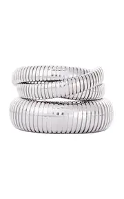 [Sidney Garber] Domed 18K White Gold Cuff