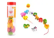 Tooky Toy - LACING BLOCKS - FARM ANIMALS