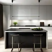 Bert Linear LED Pendant Light 1.4m 18w Black, Gold
