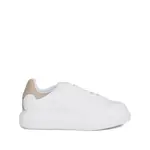 [Alexander Mcqueen] Alexander Mcqueen Logo-embossed Leather Sneakers 42 IT WHITE