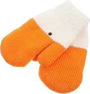 [CALLARON] Furry Winter Gloves for Women Plush Thick Cold Protection Mittens Quirky Goose Design Warm Knitted Outdoor Accessories for Ladies