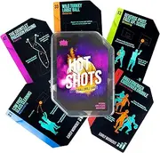 Hot Shots Basketball Drill Cards | 64 Waterproof Plastic Cards | Includes 45 Guided Drills, 9 Archetype Workouts, 5 Games, 5 Info Cards | Great for Skills Training & Coaching in Youth & Adult Sports