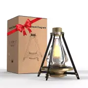 Portable Cordless LED Lantern, Outdoor Battery-Operated Table Lamp, Rechargea...