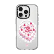 iPhone 16 Pro Clear Case MagSafe Compatible You are loved cake with Bichon Bibo icing