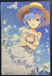 Rem Re:Zero Anime Glossy Poster 16x11 Anime Isekai Fantasy Waifu Doujin v2