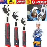 6/8/10inch Self-Locking Pipe Wrench Adjustable Self-Adjusting Spanner