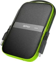 Silicon Power Armor A60 2TB Rugged External Hard Drive, Military-Grade Shockp...