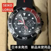 SEIKO RT347JX9 Seiko Laurus Black Red Chronograph Watch