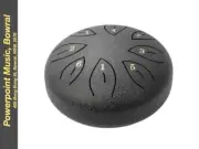 Mano Percussion 6" Tongue Drum C Diatonic - Black MPC36BK