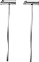 BIUDECO 2pcs Stainless Steel Marshmallow Sugar Scoop for Machine Multi-Function Household Bar Tool