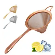 Professional Bartender Fine Mesh Sieve Strainer - Rust Proof 304 Stainless St...