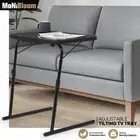 Foldable Adjustable Height TV Tray Home Portable Sofa Bed Side Table Laptop Desk