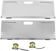 Wheel Alignment Tool, 2Pcs Stainless Steel Auto Hub Toe Plates with Measuring Tapes, Toe Angle Alignment Tool, Accurate Wheel Measurements for Car, Truck, SUV