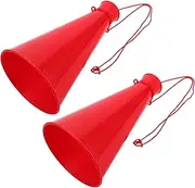 WOONEKY Versatile Party Accessory Pcs Megaphones Loudspeaker Toys for Sports Events Celebrations
